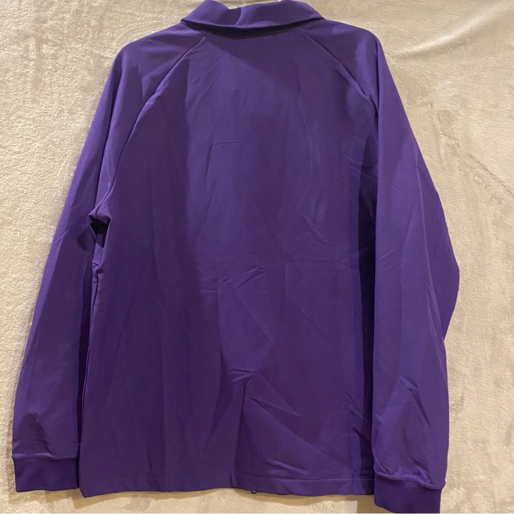 Louisiana State Tigers Jacket Women's Large Purple NikeFull Zip Sideline LSU New - Picture 2 of 8